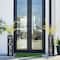 Glitzhome® 30" Black Wood Boxed Welcome Porch Sign
